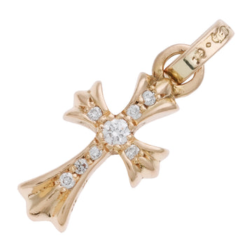 22K ベイビーファット AF PAVE DIA CRS BBYFAT 【ゴールドネックレストップ チャーム アフター パヴェ ダイヤモンド】