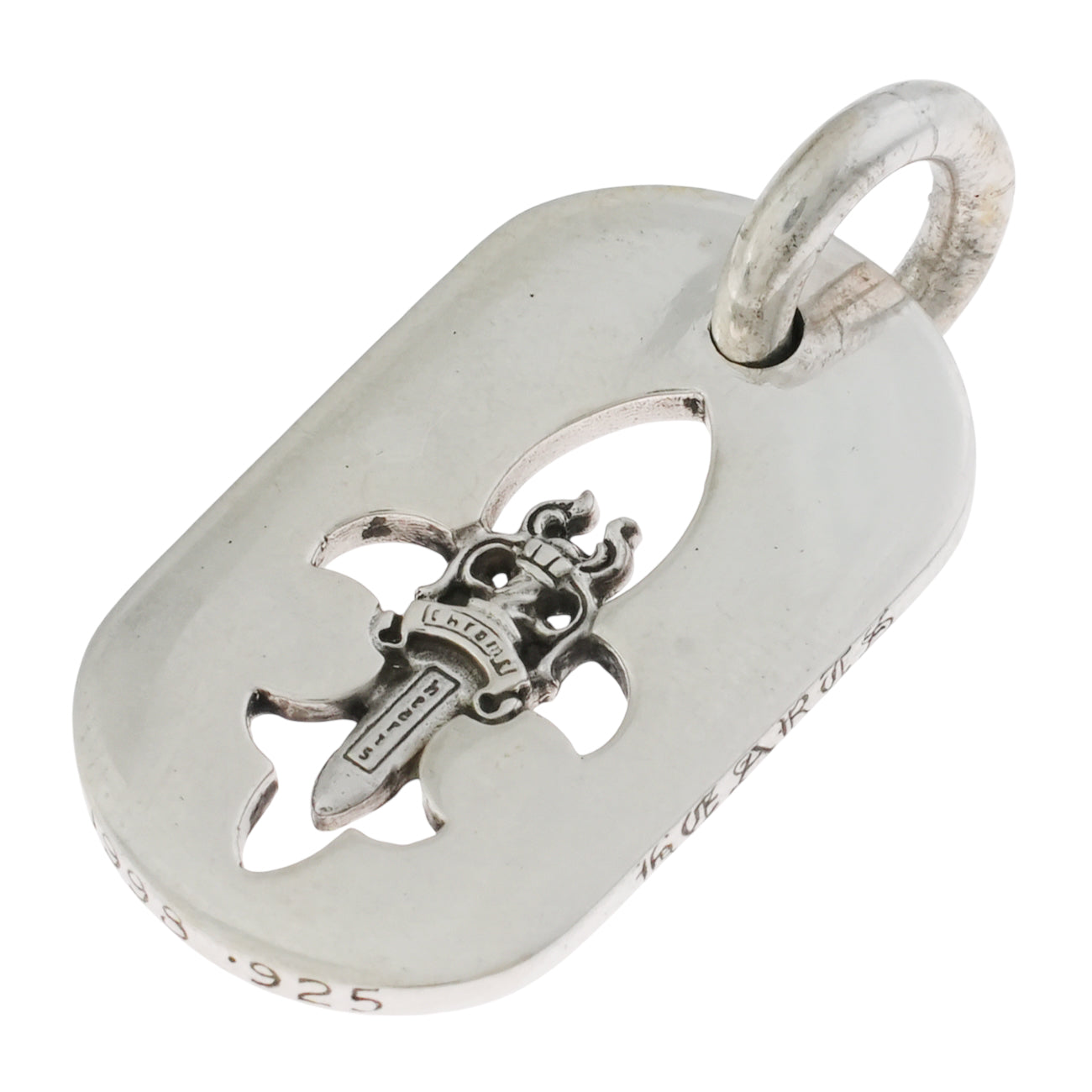 スモールカットアウトフレアダガー ドッグタグ SML CO FLUER DAGGER DOG TAG 【シルバーネックレストップ チャーム】