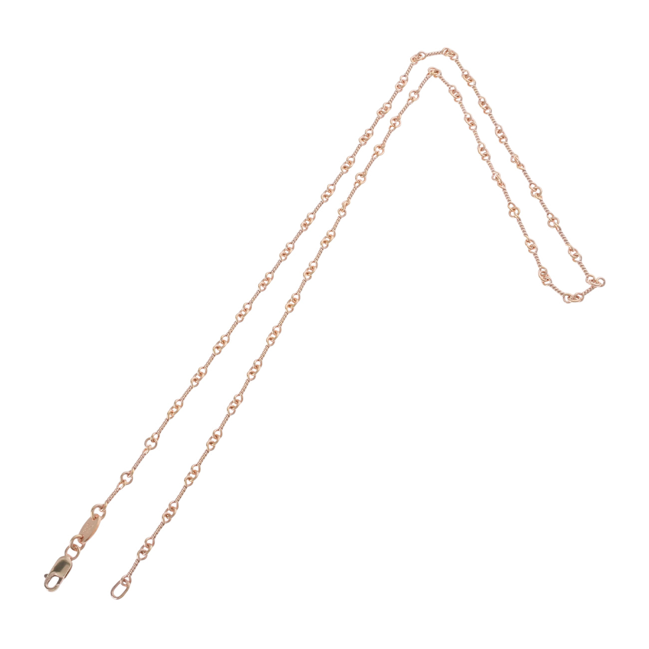 22K ツイストチェーン 18インチ T18 NECK CHAIN 【ゴールドネックレス チェーン】