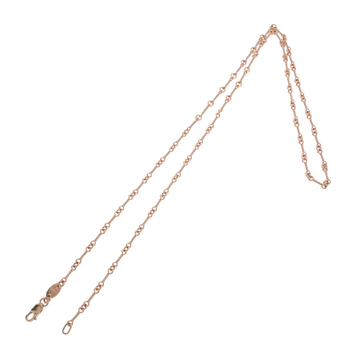 22K ツイストチェーン 20インチ T20 NECK CHAIN 【ゴールドネックレス 
