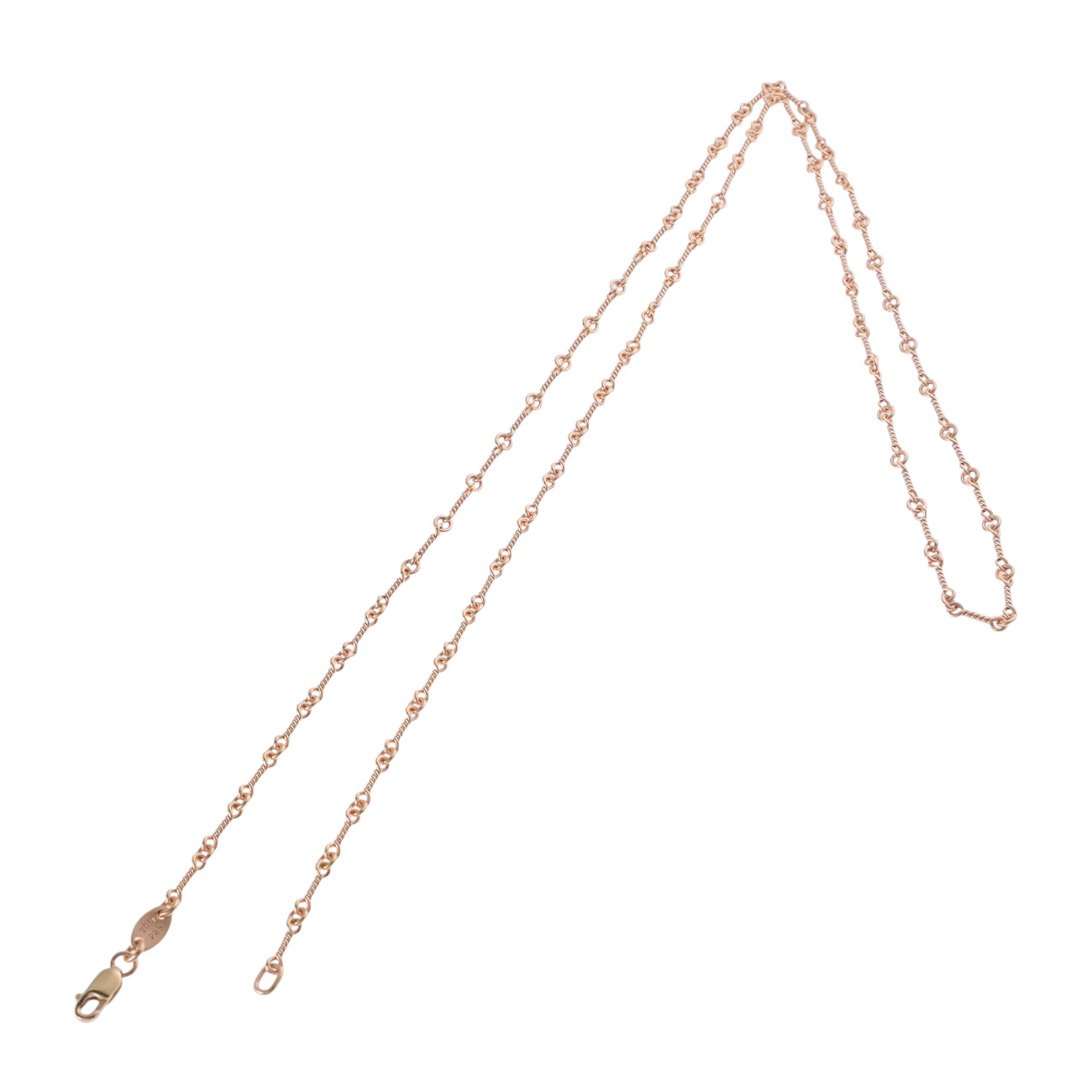 22K ツイストチェーン 24インチ T24 NECK CHAIN 【ゴールドネックレス チェーン】