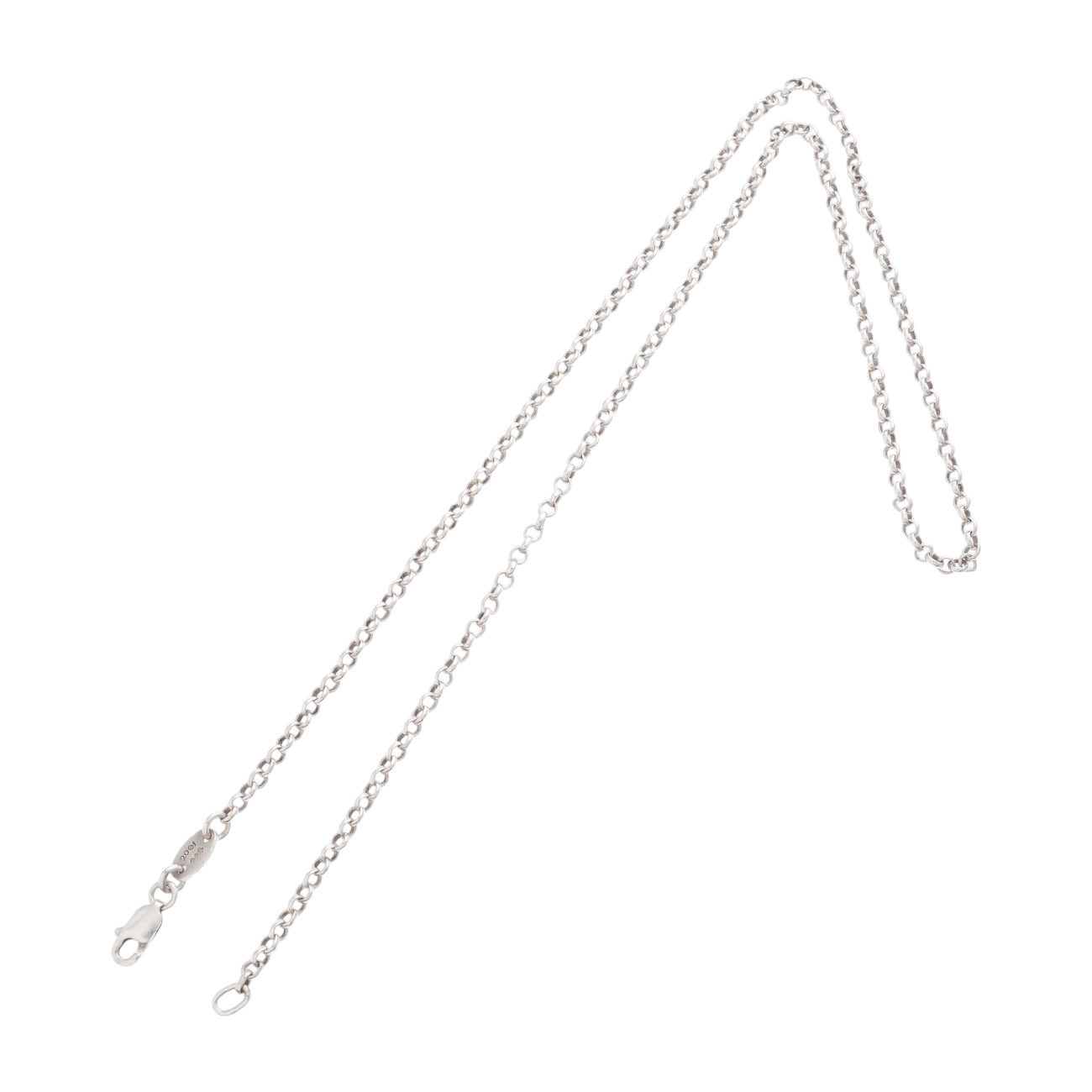 ロールチェーン 16インチ R16 NECK CHAIN 【シルバーネックレス チェーン】