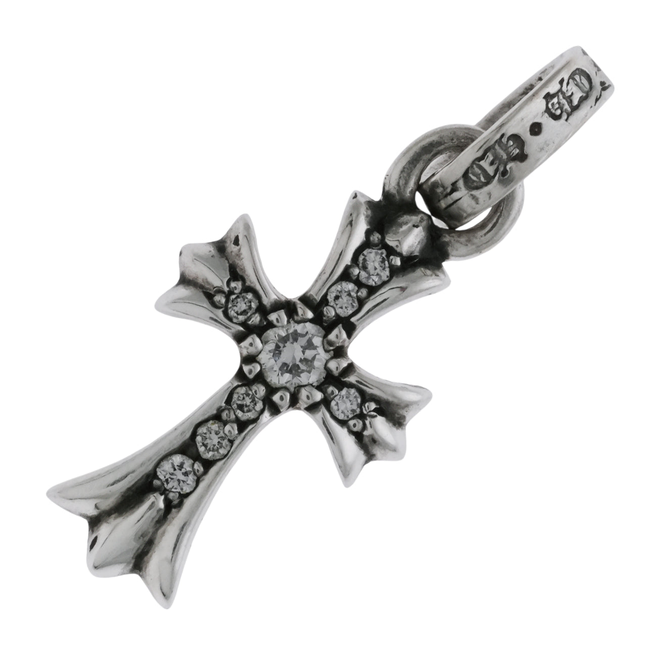 ベイビーファット PAVE DIA CRS BBYFAT 【シルバーネックレストップ チャーム パヴェ ダイヤモンド】