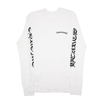 Thermal L S アームロゴプリント長袖カットソー M