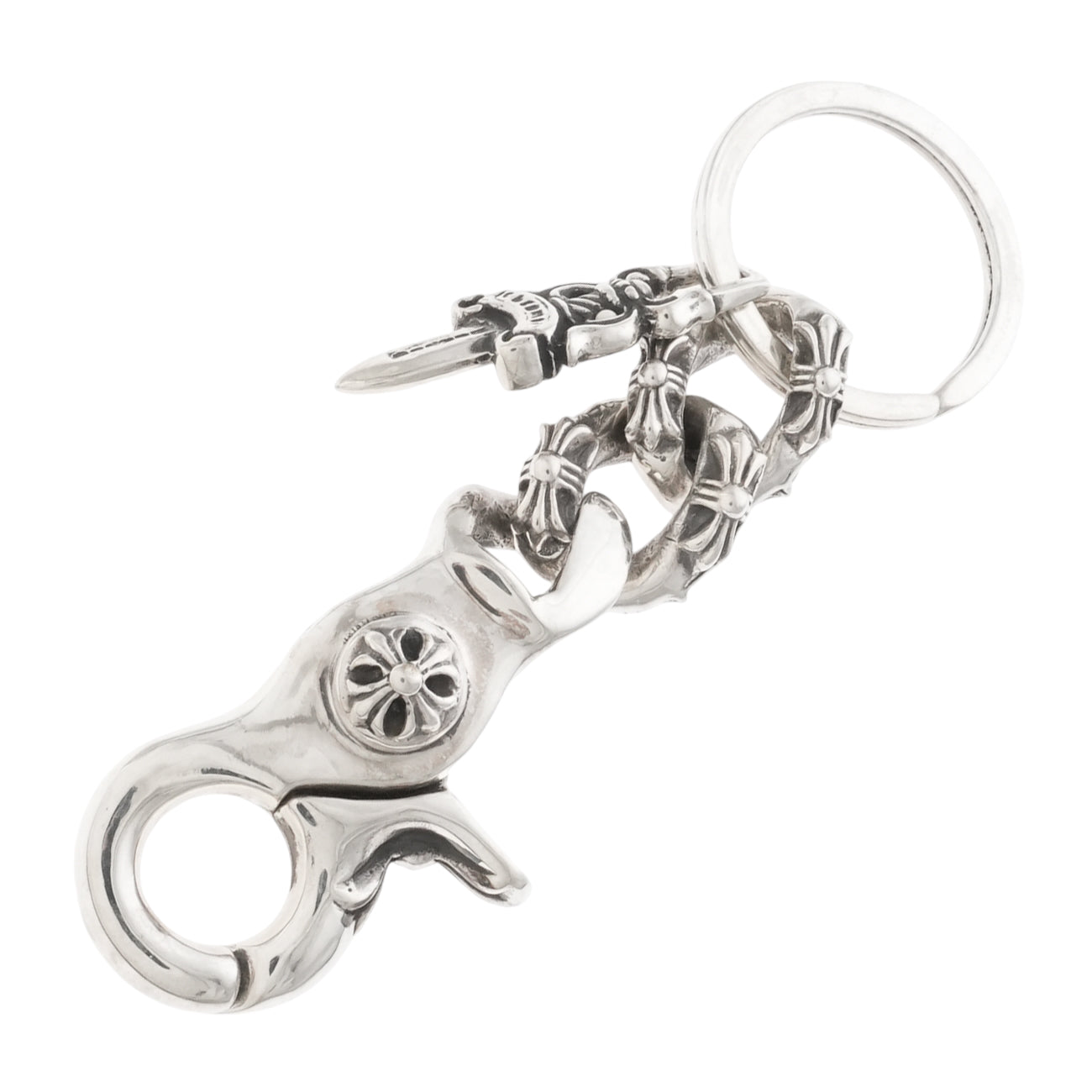 クリップキーチェーン ファンシーショート CLIP KEY CHAIN FANCY SHORT 【シルバーキーチェーン】
