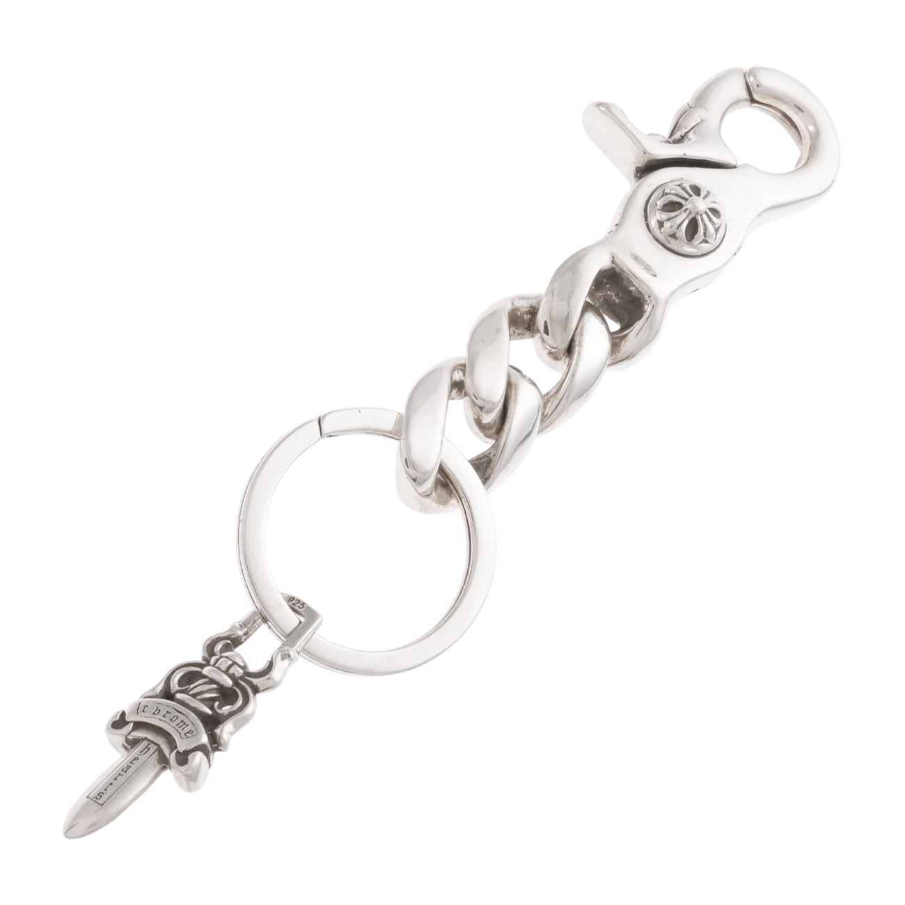 クリップキーチェーン クラシックショート CLIP KEY CHAIN CLASSIC SHORT 【シルバーキーチェーン】