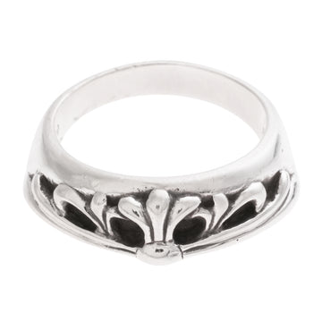 ハーフクラシックフローラルクロス HALF CLSC FLRL CRS 【シルバーリング】 19号