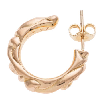 22K スクロールフープ SCROLL HOOP 【ゴールドピアス】インボイス付き