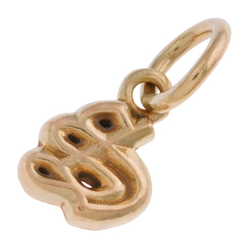 22Kイニシャルチャーム 【S】ALPHABET CHARM 【ゴールドネックレストップ チャーム】