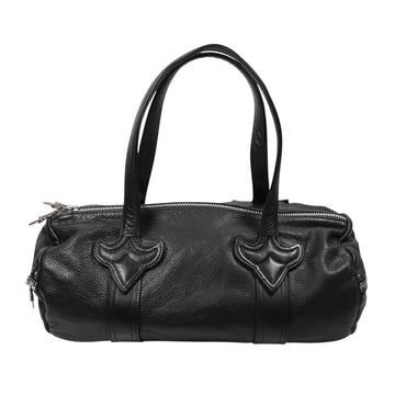 DUFFLE TINY タイニーダッフル ダガージップレザーボストンハンドバッグ 【レザーハンドバッグ】