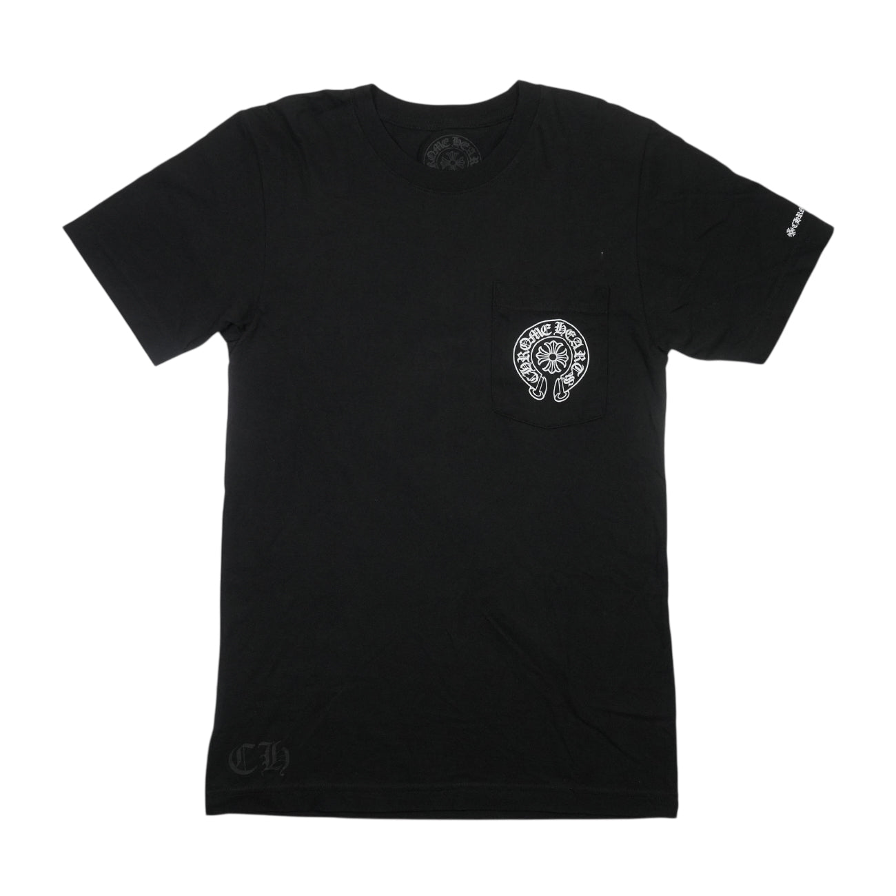 ホースシュープリント 【Tシャツ】【ブラック】 SIZE:S