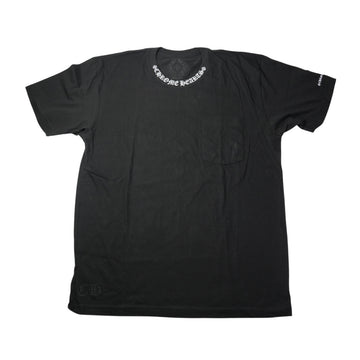 ネックロゴプリント 【Tシャツ】【ブラック】【新品】 SIZE:L