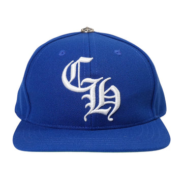 CH刺繍 【ベースボールキャップ/BASEBALL CAP】【ブルー×ホワイト】【新品】 SIZE:ONE