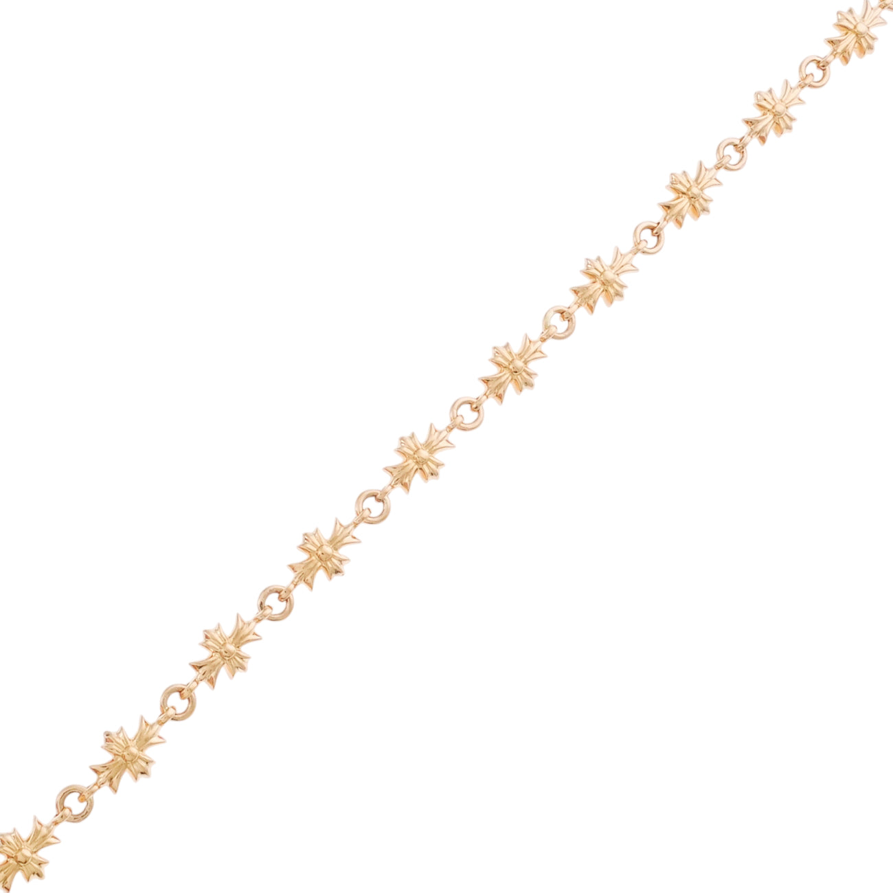 クロムハーツ 22K タイニーECHプラス ゴールドブレスレット 12LINK クロムハーツタイニーECHプラスブレスレット12リンク 22K|クロムハーツ