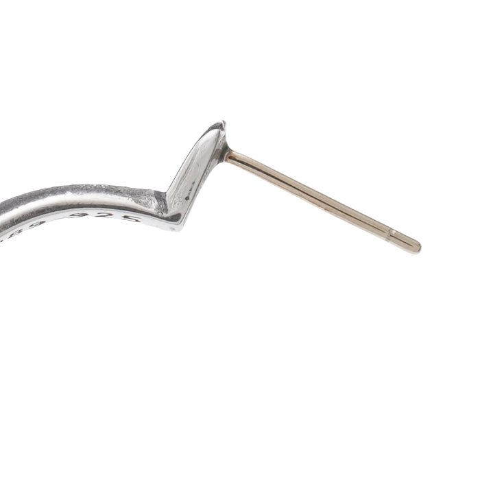 クロムハーツ CHROME HEARTS 中古 正規品 タイニーCHクロスフープ TINY