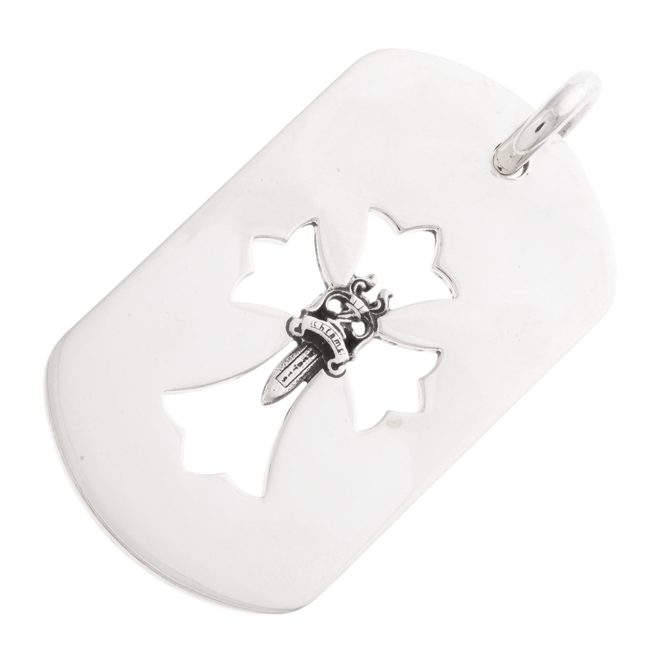 ラージカットアウトクロスダガー ドッグタグ LG CO CROSS DAGGER DOG TAG 【シルバーネックレストップ ペンダント】