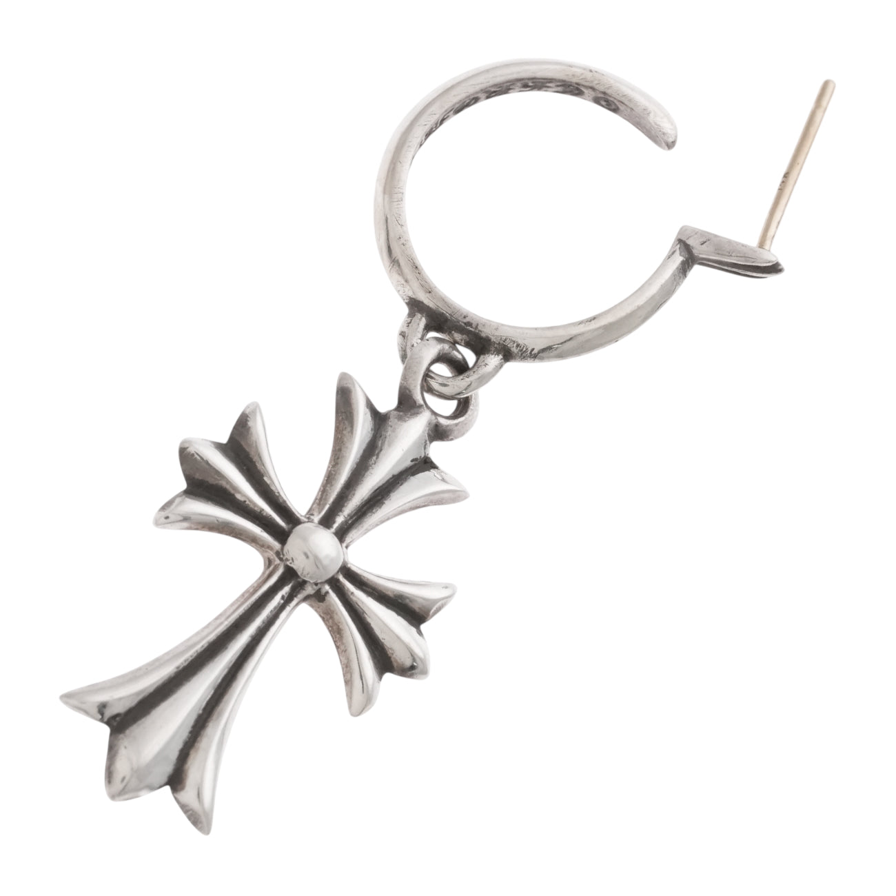 タイニーCHクロスフープ TINY CH CROSS HOOP 【シルバーピアス】