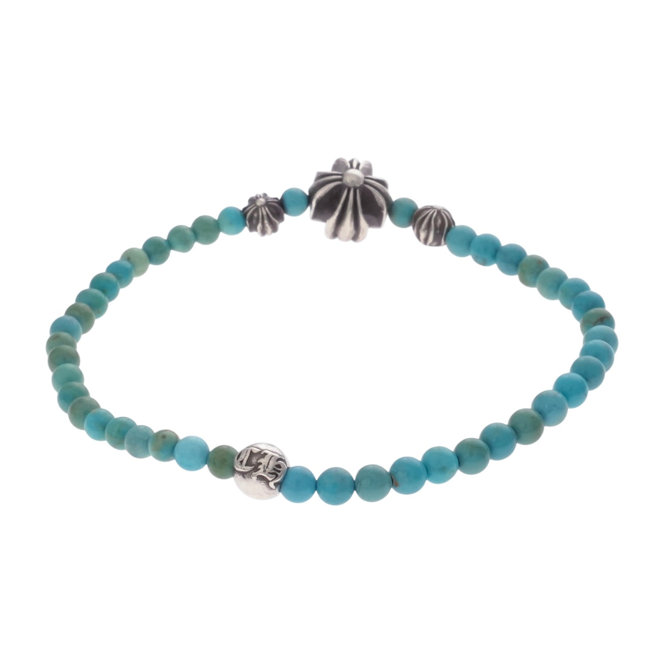 4mm ビーズブレスレット 4mm BEAD 【シルバーブレスレット】