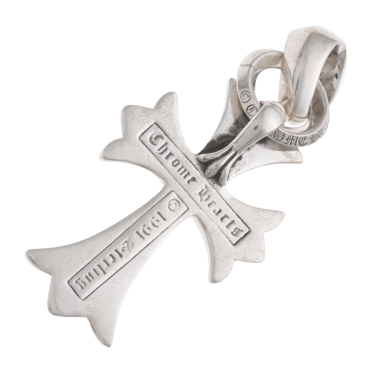 クロムハーツ CHROME HEARTS 中古 正規品 スモールCHクロス ベイル SML