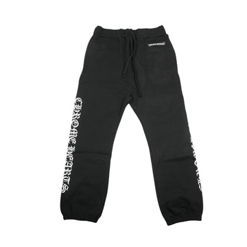 SWEAT PANTS サイドロゴプリントロングパンツ M