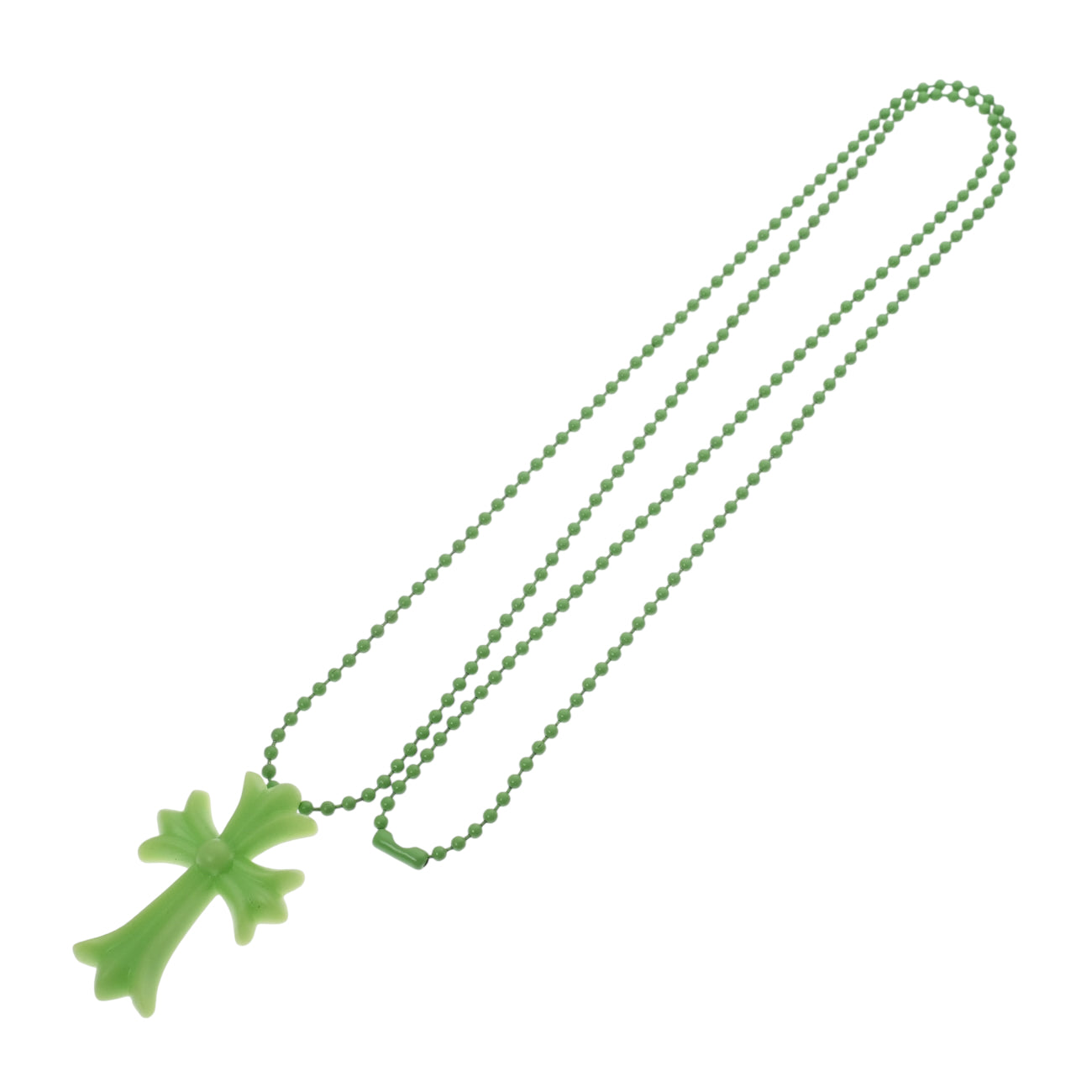 ラバースモールCHクロス RUBBER SML CH CROSS 【シリコンネックレストップ ペンダント】グリーン