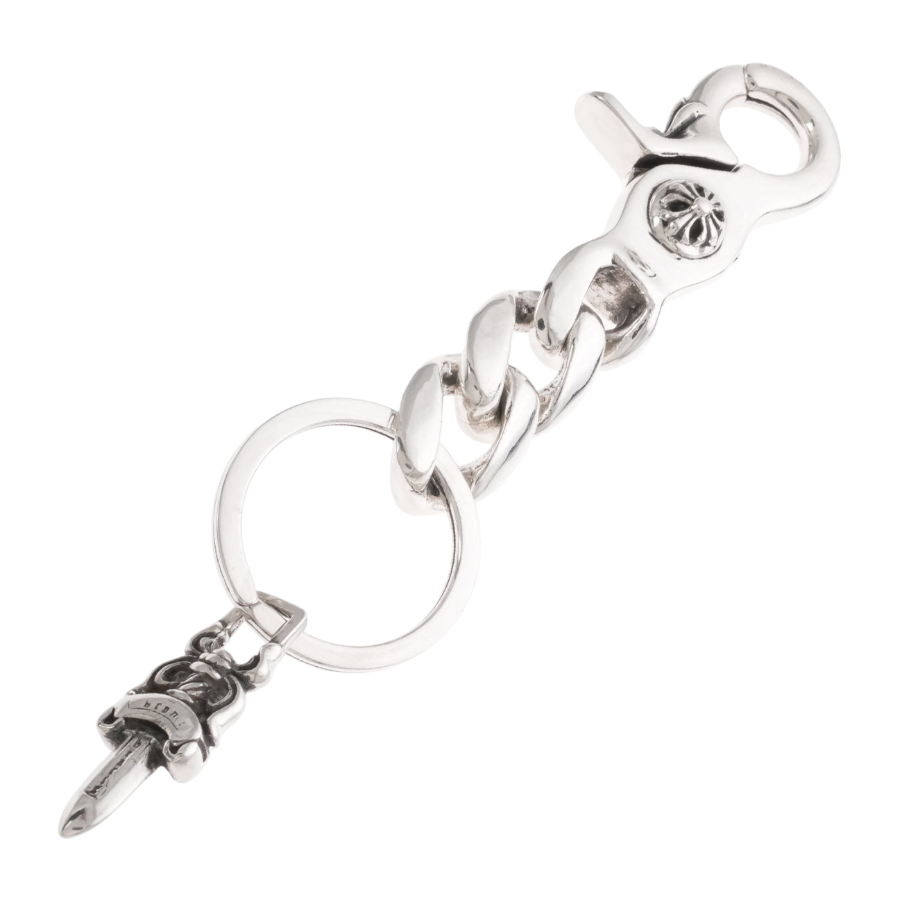 クリップキーチェーン クラシックショート CLIP KEY CHAIN CLASSIC SHORT 【シルバーキーチェーン】