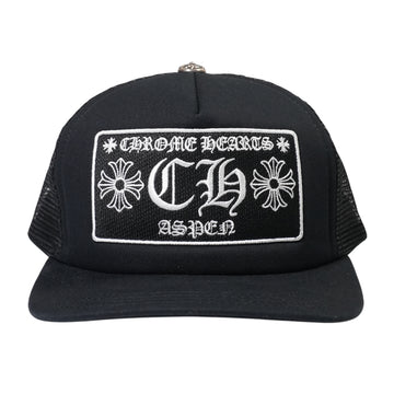 アスペン限定 CHパッチ 【トラッカーキャップ/TRUCKER CAP】【ブラック】【新品】 SIZE:ONE