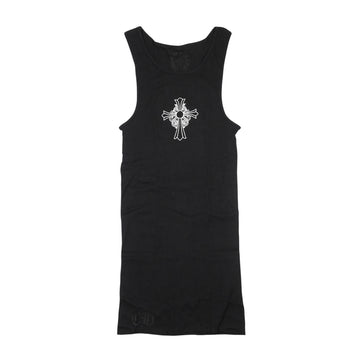 フェアリークロスフロントプリント 【タンクトップ】【ブラック】 SIZE:S