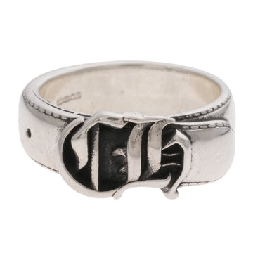 CHバックル ベルトモチーフ CH BUCKLE BELT 9.5号 【シルバーリング】