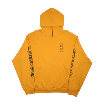 英字プリント 【パーカー】【イエロー】 SIZE:XL