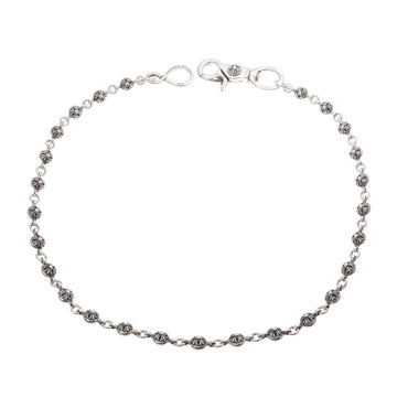 1クリップ No1 クロスボールチェーン ロング 1CLIP No1 CROSS BALL CHAIN LONG 【シルバーウォレットチェーン】