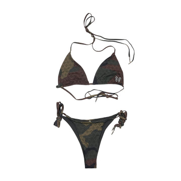 DIPPED IN BlUEプリント 【ビキニ】【迷彩】 SIZE:S