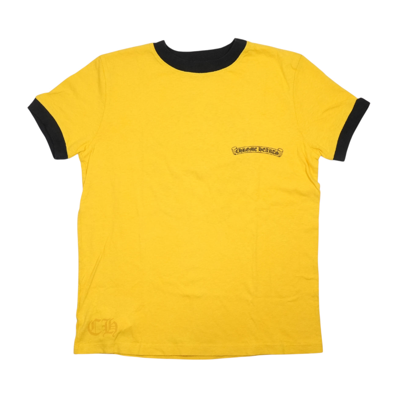 新品ホースシューバックプリント ROLLER SKATE 【Tシャツ】【イエロー】 SIZE:M