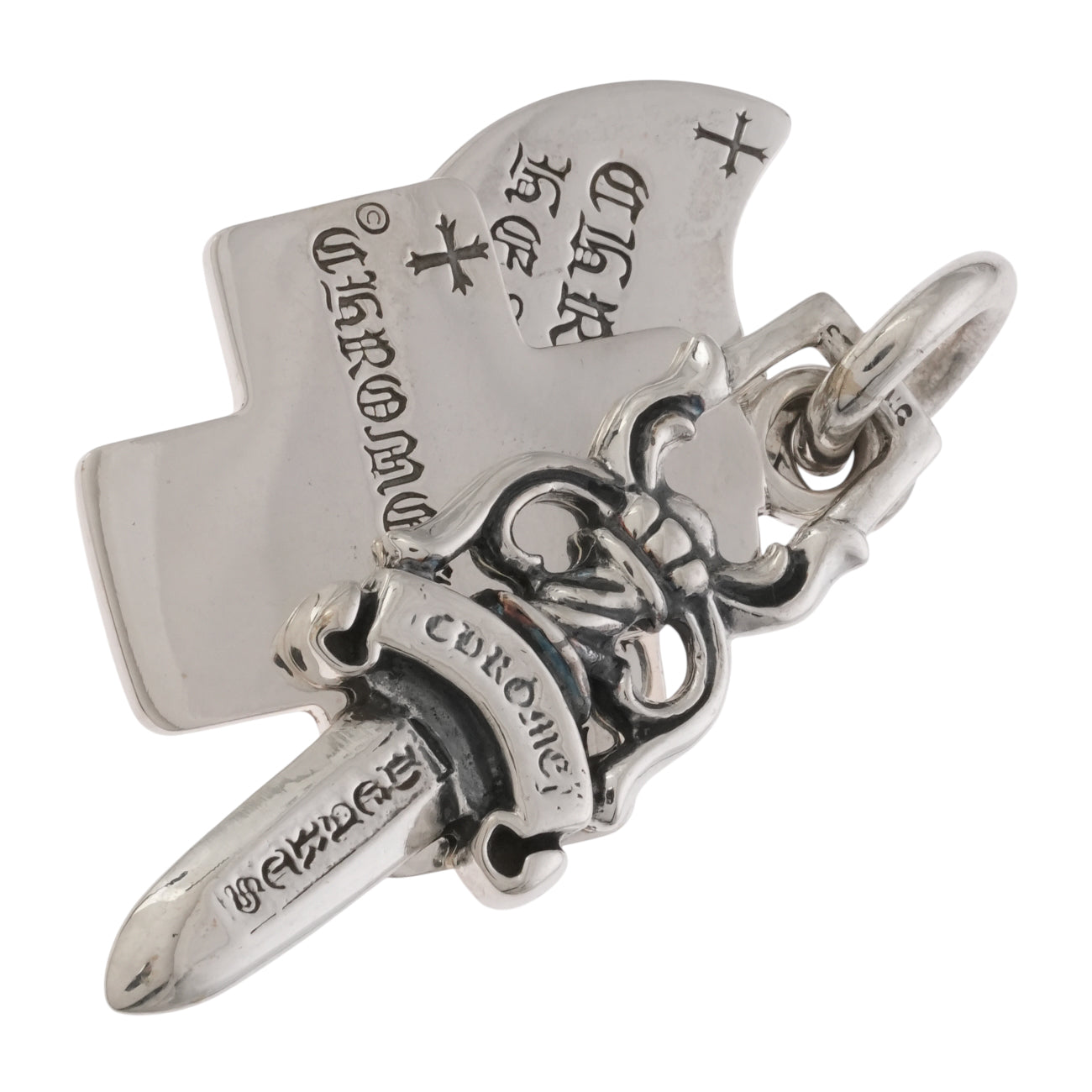 3TRINKETS スリートリンケッツペンダント シルバーネックレストップ