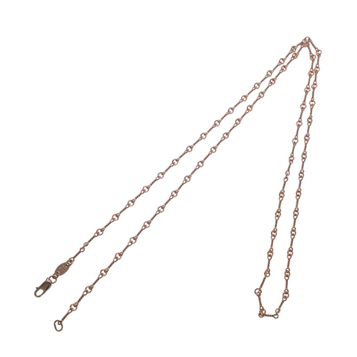 22K NECKCHAIN T24/ツイストチェーン24inch ゴールドネックレス