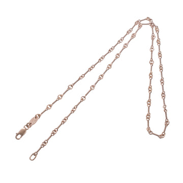 22K ツイストチェーン 16インチ T16 NECK CHAIN 【ゴールドネックレス チェーン】