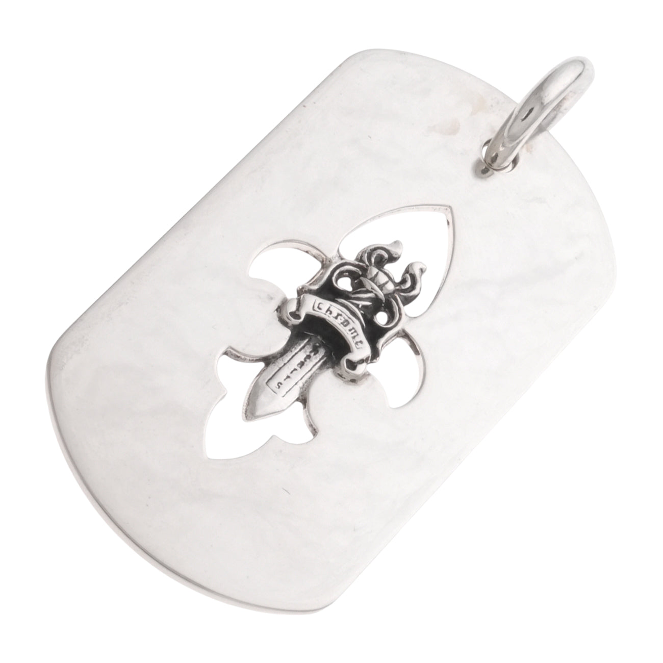 ラージカットアウトフレアダガー ドッグタグ LG CO FLUER DAGGER DOG TAG 【シルバーネックレストップ ペンダント】