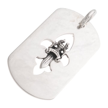 ラージカットアウトフレアダガー ドッグタグ LG CO FLUER DAGGER DOG TAG 【シルバーネックレストップ ペンダント】