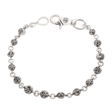 1クリップ No2 マルチボールチェーン ショート 1CLIP No2 MULTIBALL CHAIN SHORT 【シルバーウォレットチェーン】