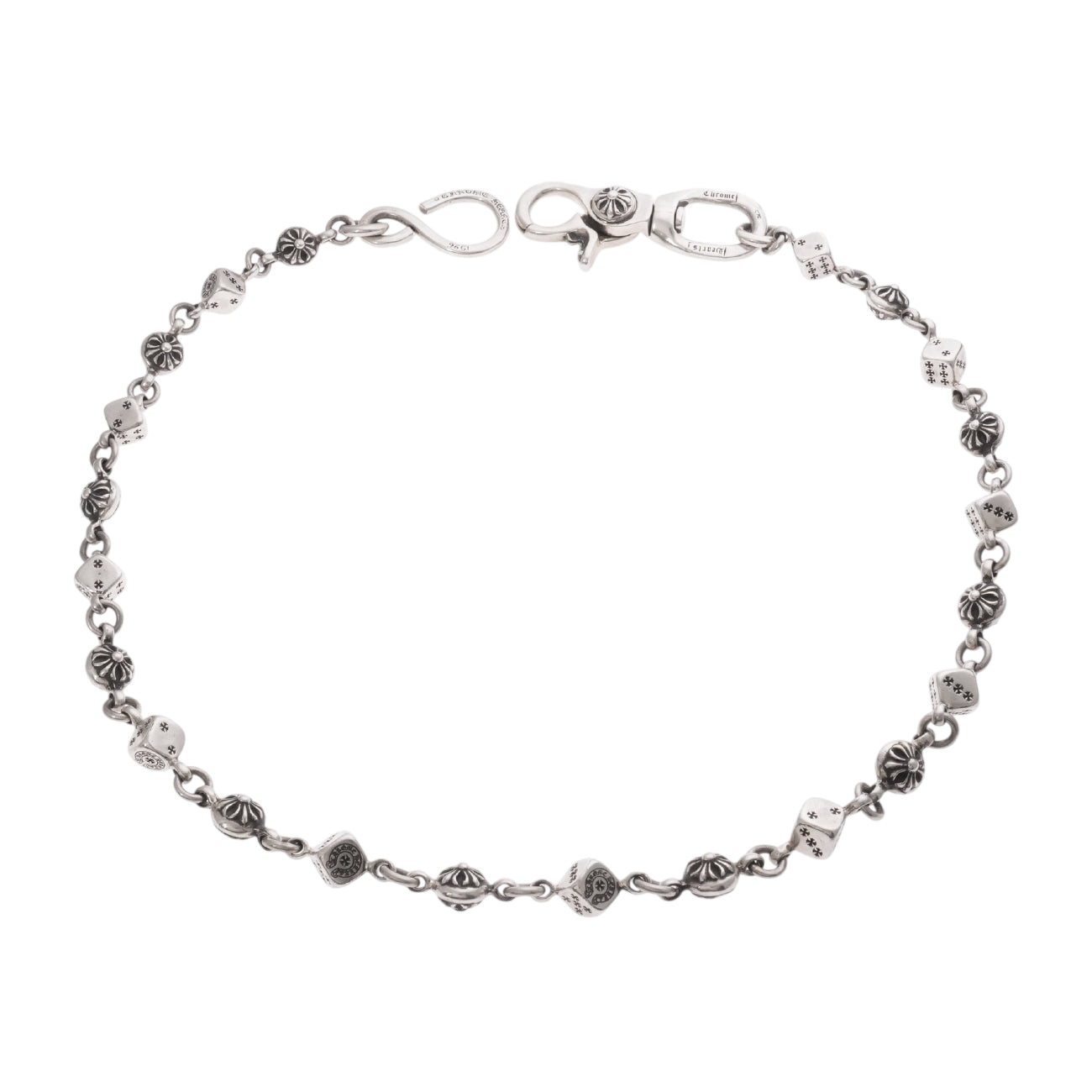 1クリップ ダイスクロスボール ロング 1CLIP DICE No1 CROSS BALL LONG 【シルバーウォレットチェーン】