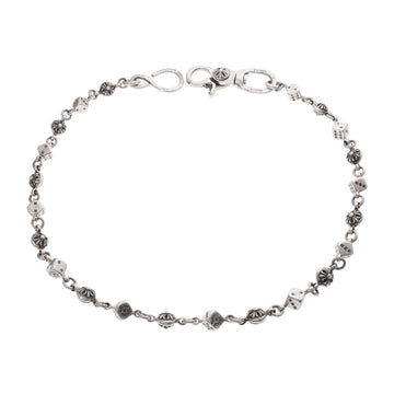 1クリップ ダイスクロスボール ロング 1CLIP DICE No1 CROSS BALL LONG 【シルバーウォレットチェーン】