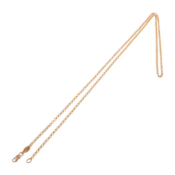 22K ロールチェーン 24インチ R24 NECK CHAIN 【ゴールドネックレス チェーン】
