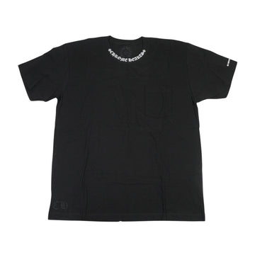 ネックロゴプリント 【Tシャツ】【ブラック】 SIZE:XL