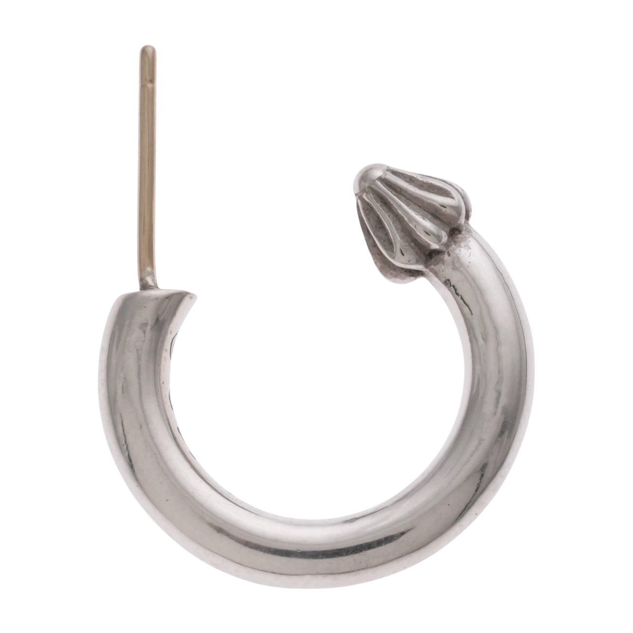 プレーンフープ PLAIN HOOP 【シルバーピアス】