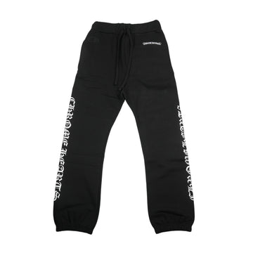 SWEAT PANTS サイドロゴプリントロングパンツ S