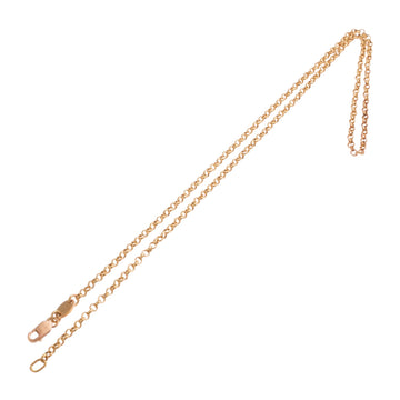 22K ロールチェーン 18インチ R18 NECK CHAIN 【ゴールドネックレス チェーン】