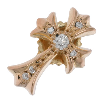 22K CHクロスファットスタッド DIA CH CROSS FAT STUD 【ゴールドピアス ダイヤモンド】 インボイス付き