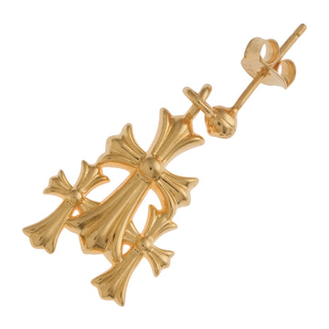 22kトリプルCHクロス ドロップ 3 CH CROSS DROP 【ゴールドピアス】