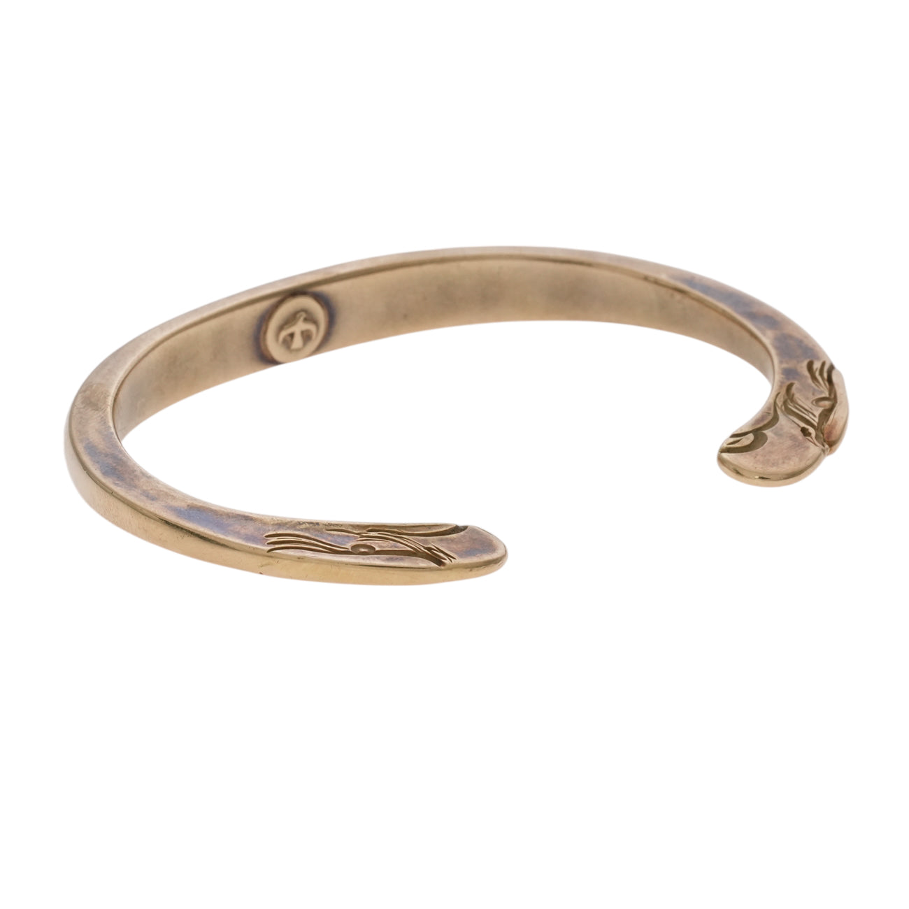 goro's ゴローズ 中古 正規品 全金OLD顔ブレスS(裏メタル)