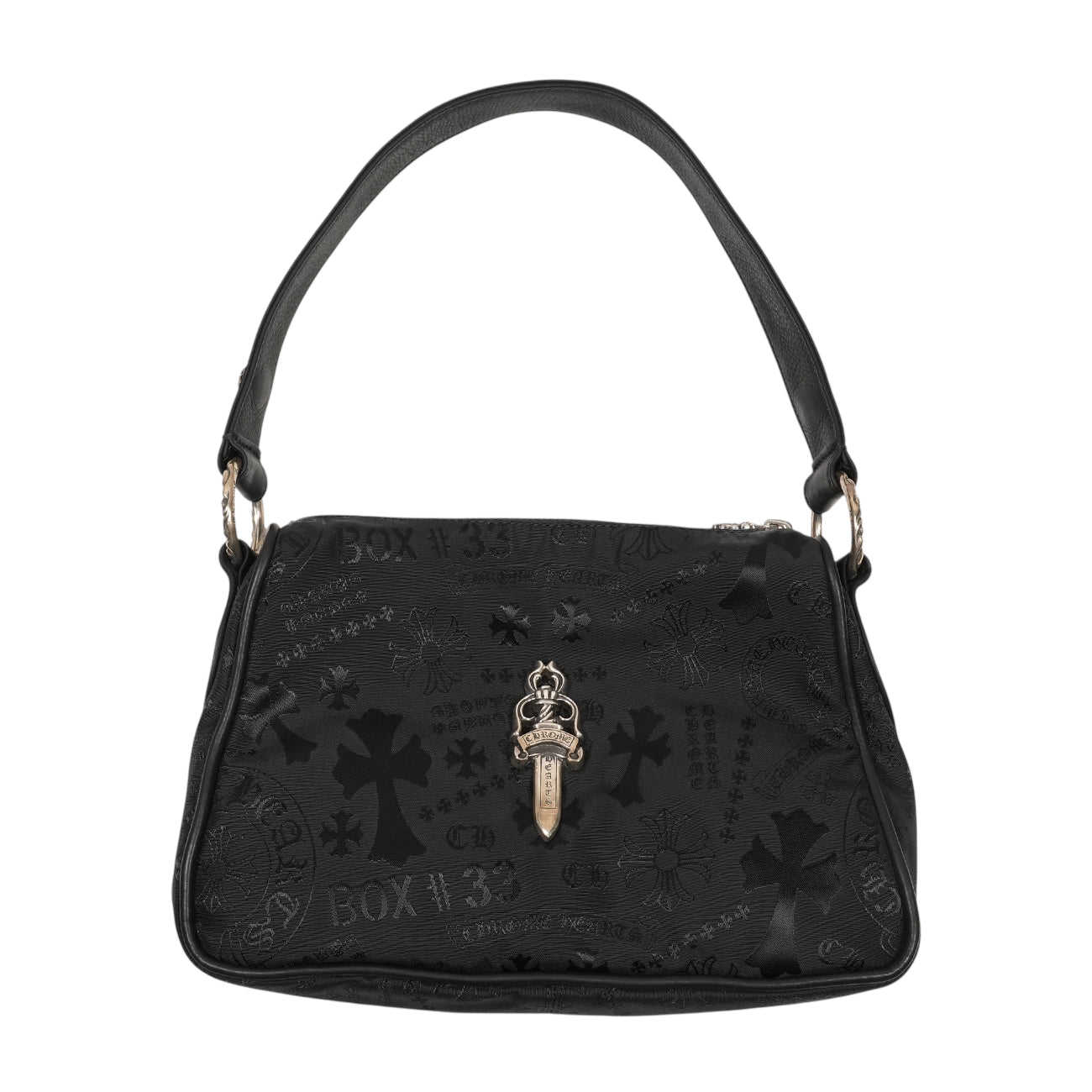 総柄ナイロン チキンナゲット NYLON CHICKEN NUGGET 【レザーハンドバッグ】